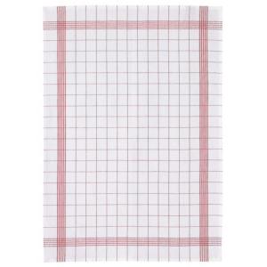 Torchon en Coton rouge 55x75 cm