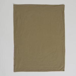 Torchon en coton vert olive 50x70