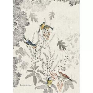 Torchon lavé lin & coton beige 50x70 cm