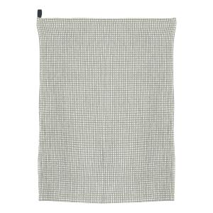 Torchon Nid d'abeille  en coton ombre 50 x 70 cm