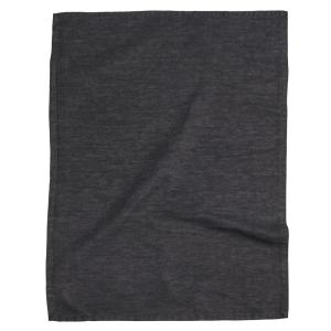 Torchon tissé imitation denim noir 50x70