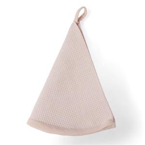 Torchon vaisselle rond coton  60x60cm Rose