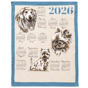 Torchons en coton bleu 46x60cm