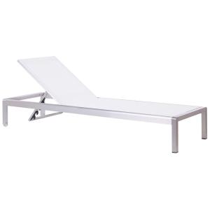 Transat métal blanc