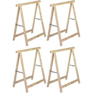 Tréteau en pin standard section 40x17 mm lot de 4