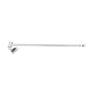 Tringle de Porte Pivotante 60 à 100 cm - Blanc