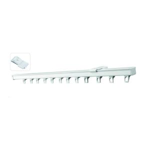 Tringle Rail en Aluminium Blanc  L. 1,50 m