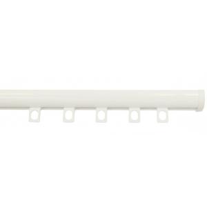 Tringle rail pour rideau en aluminium L.1,50 m - Blanc