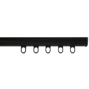 Tringle rail pour rideau L.1 m - Noir