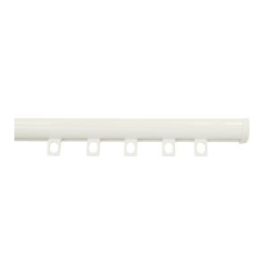 Tringle Rail Rideau Discret 1 m  Aluminium Blanc