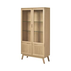 Vaisselier 4 portes effet bois L94