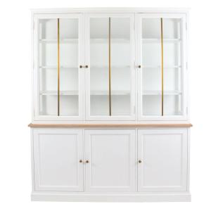 Vaisselier 6 portes blanc L175