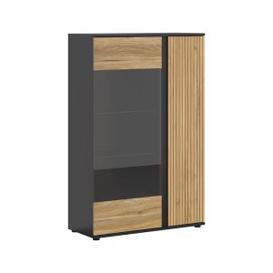 Vaisselier bas 2 portes stratifiés beige