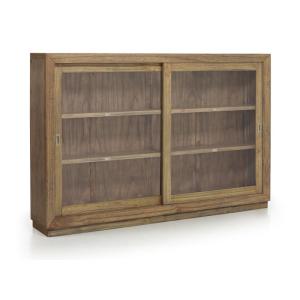 Vaisselier bronze en bois-bronze marron