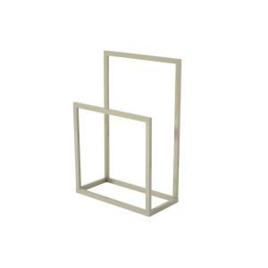 Valet / Porte-serviettes en métal taupe