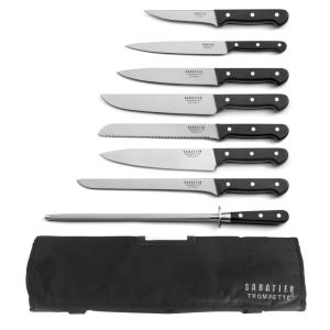 Valise hôtelière 8 couteaux de cuisine