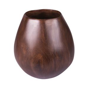 Vase   23cm marron en céramique