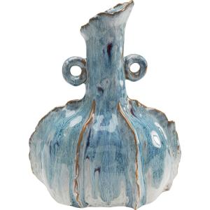 Vase à hanses en grès bleu