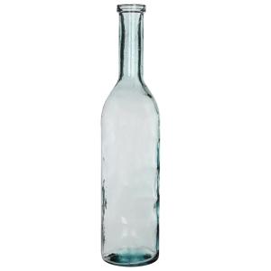 Vase bouteille en verre recyclé H100