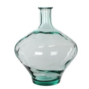 Vase bouteille en verre recyclé H46