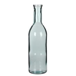 Vase bouteille en verre recyclé H50