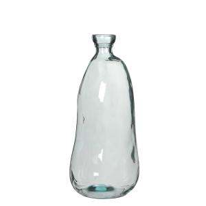 Vase bouteille en verre recyclé H51