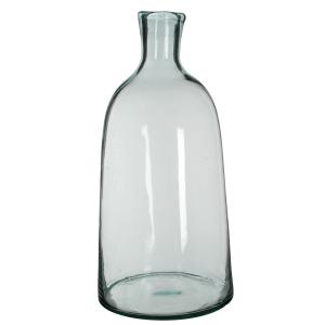 Vase bouteille en verre recyclé H58