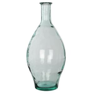 Vase bouteille en verre recyclé H60