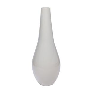 Vase bouteille XXL 121 cm  - blanc en verre