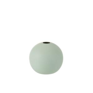 Vase céramique vert pastel H18cm