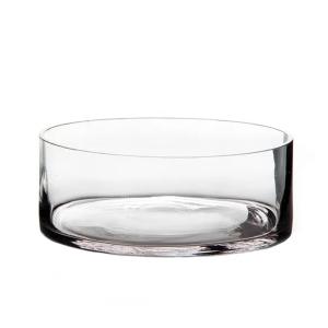 Vase cylindrique en verre pour bougies 20x20x8cm