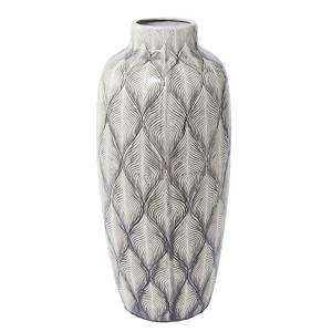 Vase décoratif en céramique gris H75
