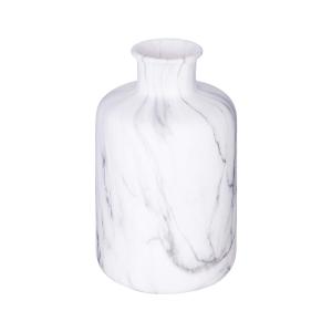 Vase décoratif en dolomite blanche H 18 cm