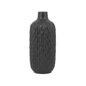 Vase décoratif en grès noir H31
