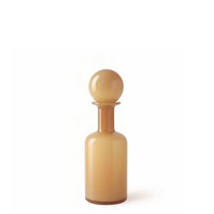 Vase décoratif en verre beige H34