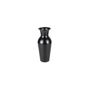 Vase en acier noir 40 cm