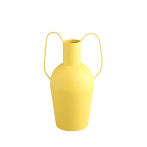 Vase en aluminium H44cm - Jaune