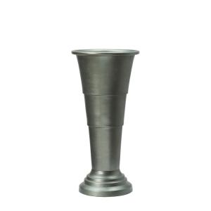 Vase en aluminium vert H45