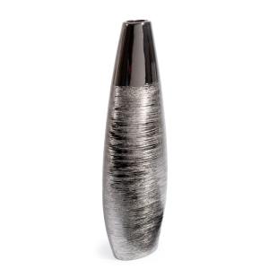 Vase en céramique argenté H 59 cm SILVER