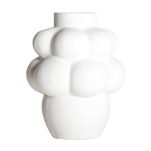 Vase en Céramique Blanc 28x28x36 cm