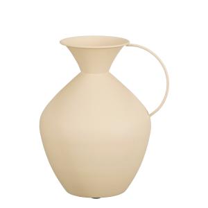 Vase en céramique blanc cassé H31