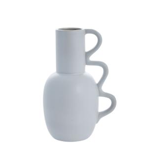 Vase en céramique blanc H25