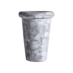 Vase en céramique gris  35x35x49 cm