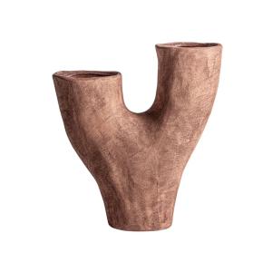 Vase en céramique marron  32x12x34 cm