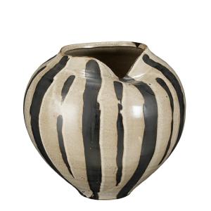 Vase en céramique marron D27