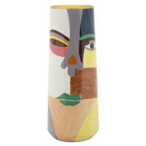 Vase en céramique multicolore cm ø 15x40