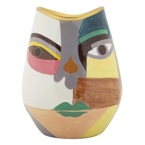Vase en céramique multicolore cm ø 19x24,5