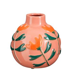 Vase en céramique rose H20