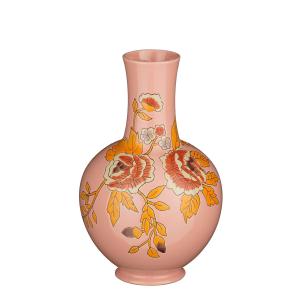 Vase en céramique rose H36