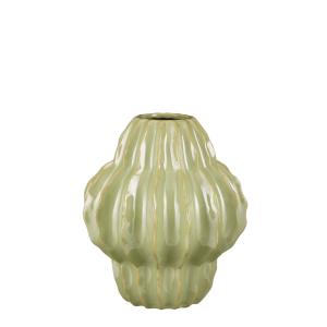 Vase en céramique vert clair H28
